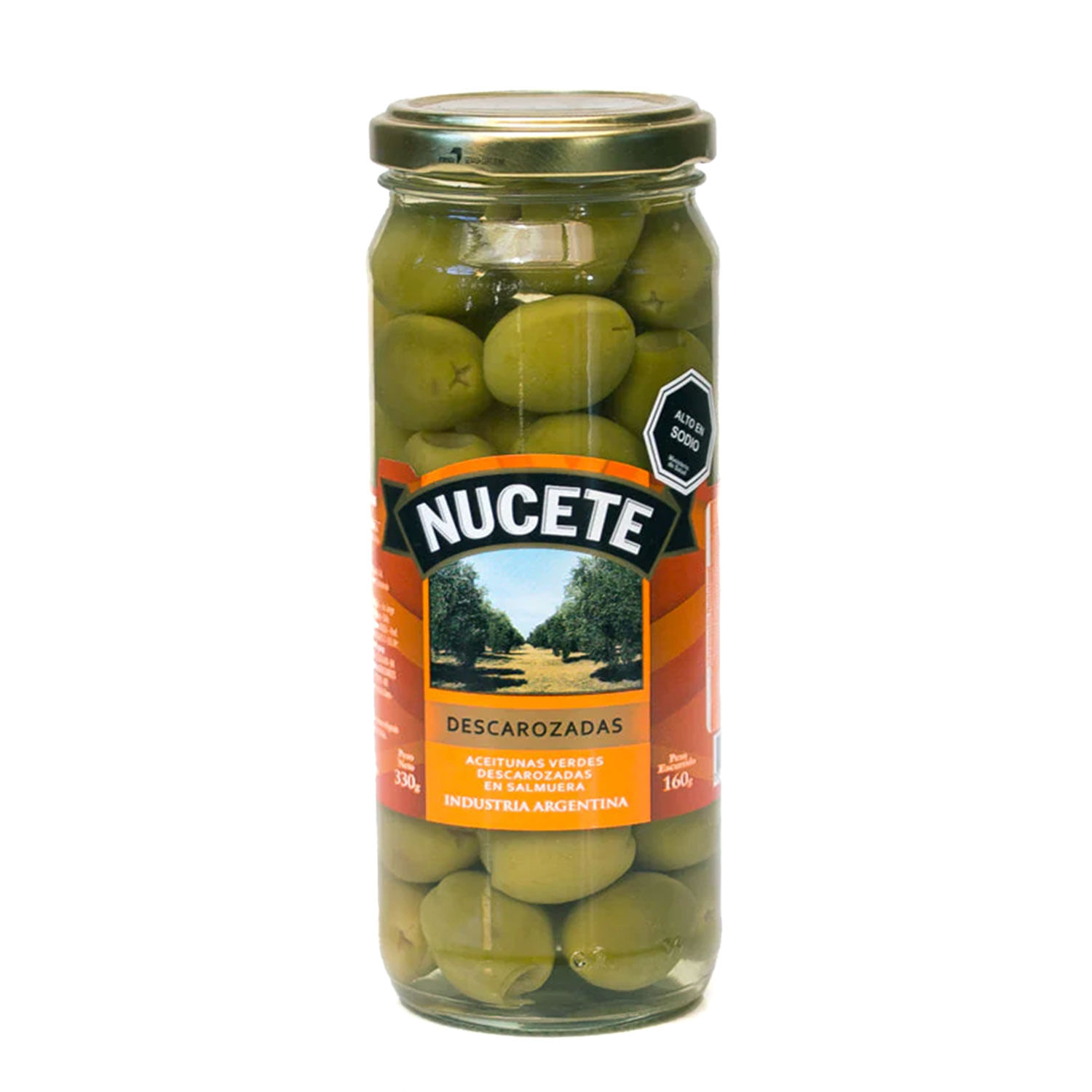 Aceituna Verde N°5 Nucete 330 Grs