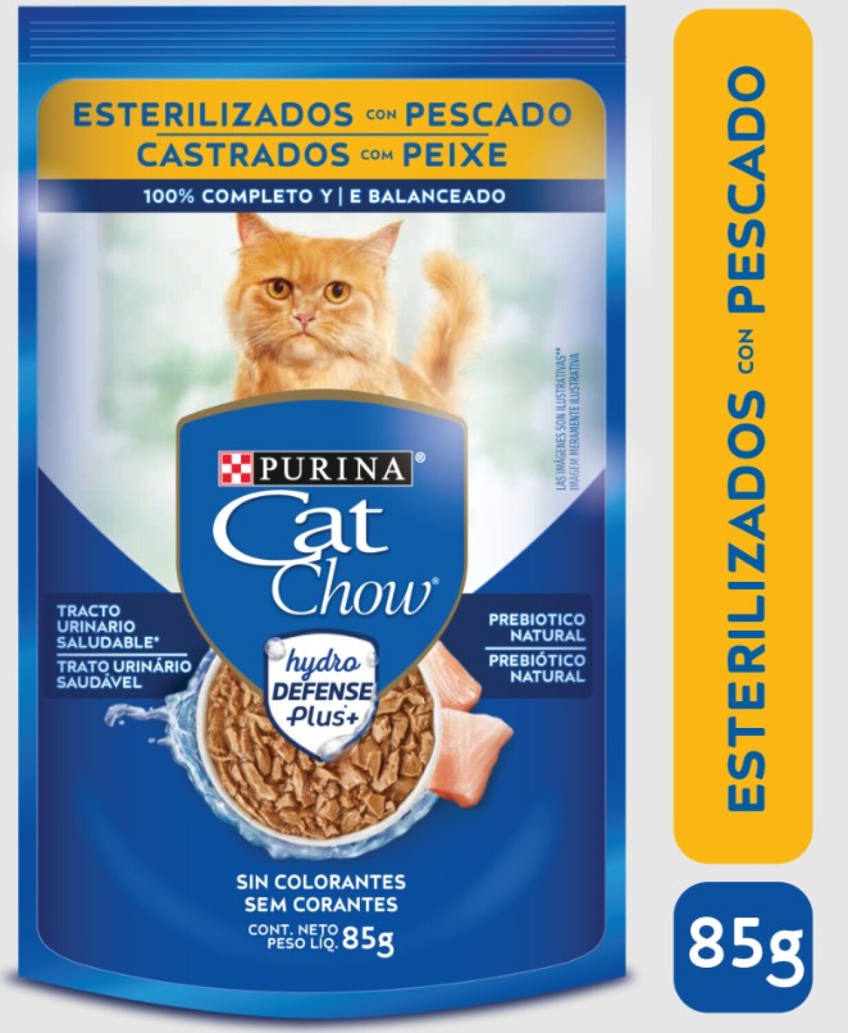 Alim.Humedo P/Gato Esterilizado Pescado Cat Chow 85 Grs