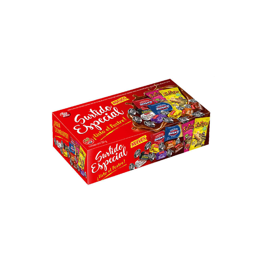 Bombones Surtido Especial Dos en Uno 223 Grs