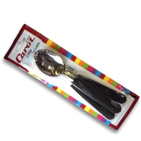 Cuchara Mango Plastico Lila x3 Carol 3 Un