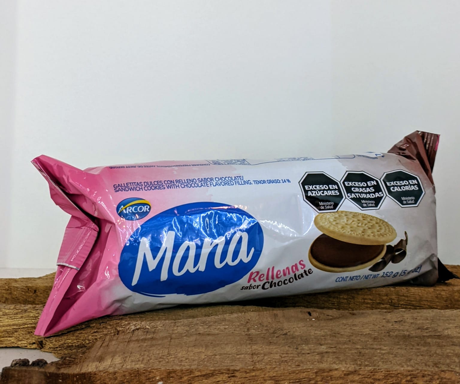 Galletitas Vainilla Rellena de Chocolat Hamlet 152 Grs