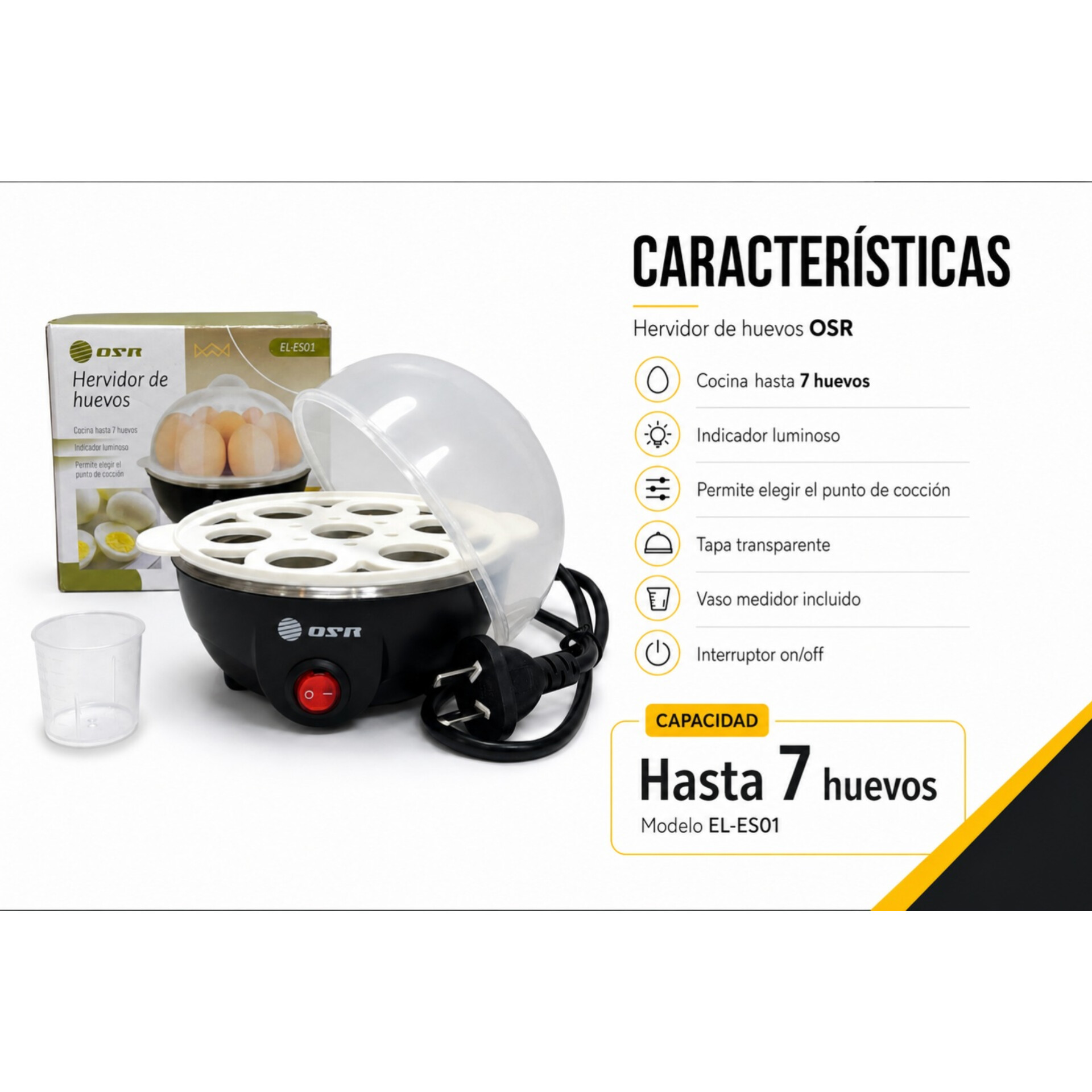 HERVIDOR ELECTRICO DE HUEVOS - OSR