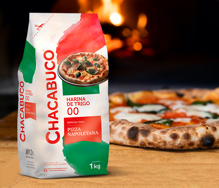 Harina 00 de Pizza Napoletana Molino Chacabuco 1 Kgr