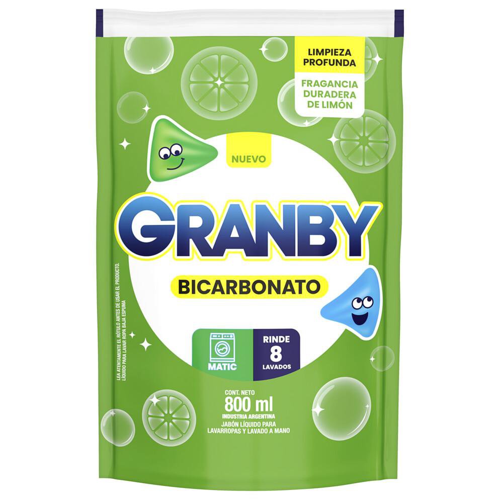 Jab.Liq. Bicarbonato Limon Matic DP Granby 800 ml