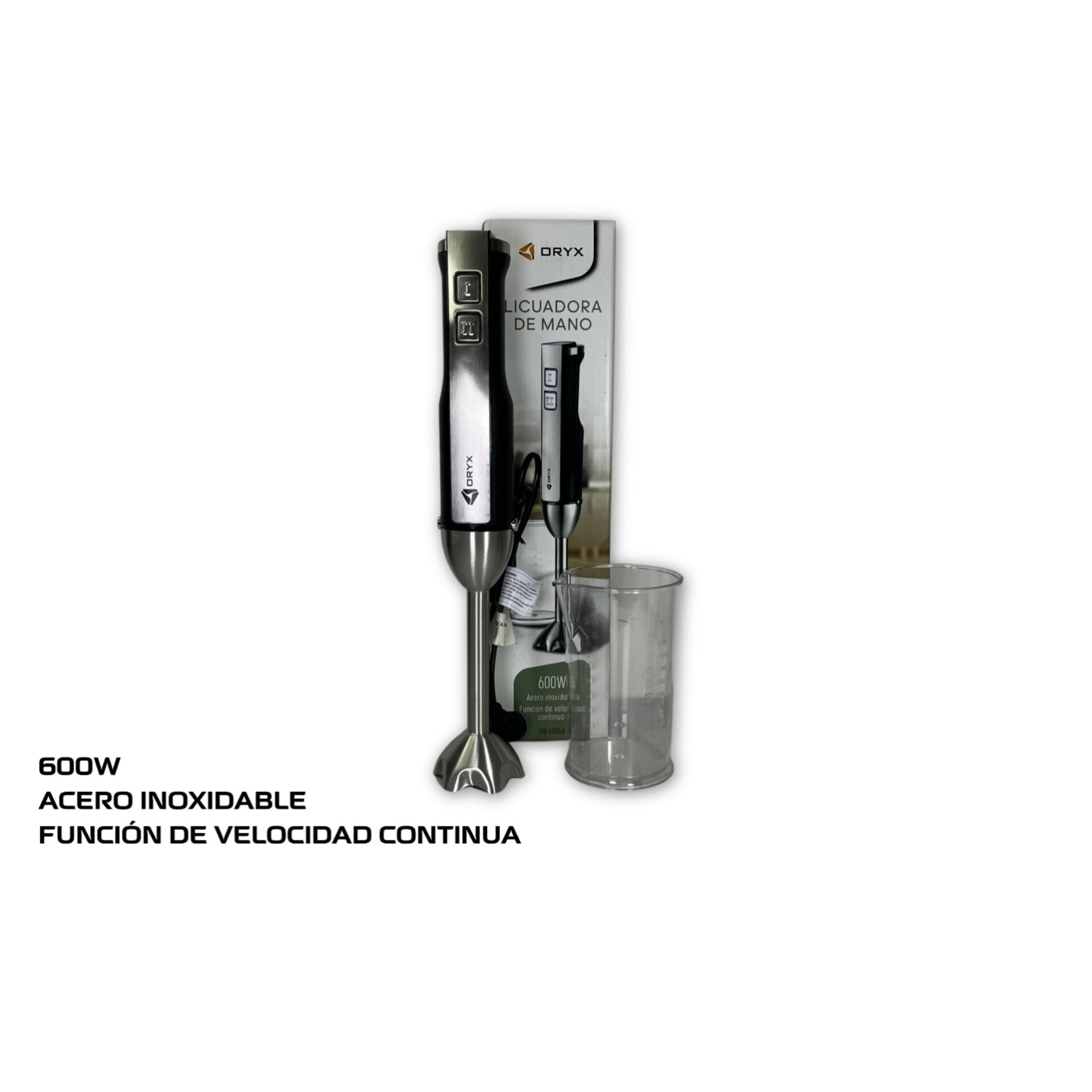 MINI PIMER ACERO INOX - ORYX