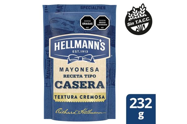 Mayonesa Vegana Doy Pack Hellmann's 500 Grs