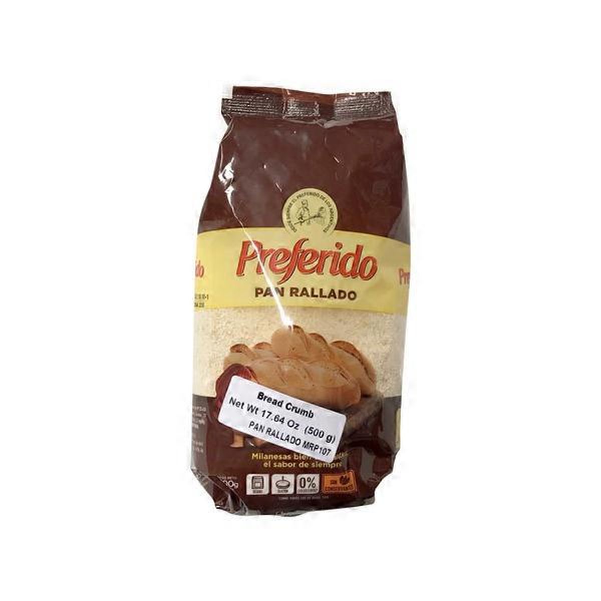 Pan Rallado Fortificado Preferido 500 Grs
