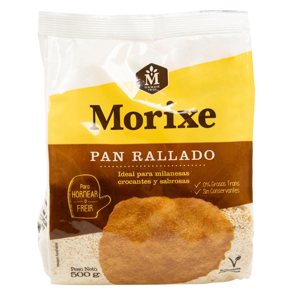 Pan Rallado Morixe 500 Grs